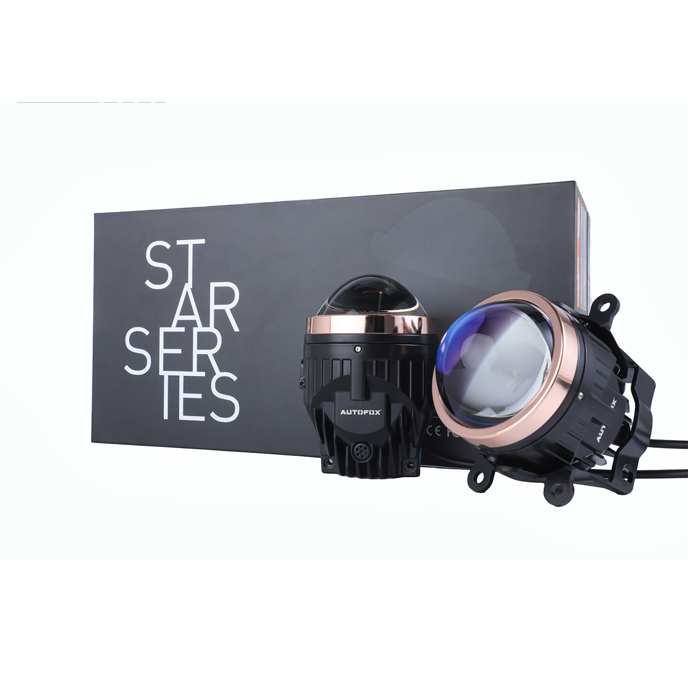 Autofox Bi LED Tri Color Projector 3"