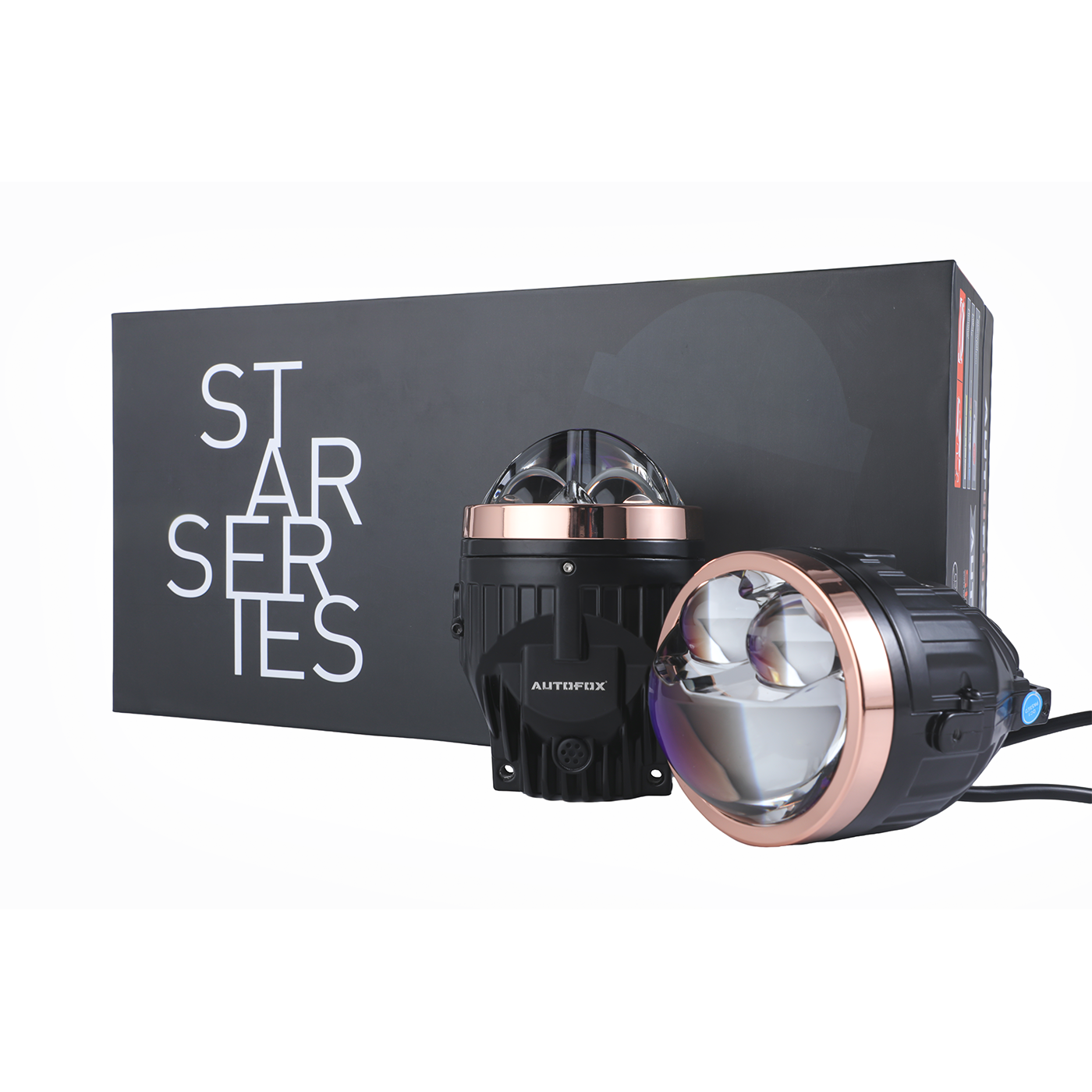 Autofox Tri Focal Tri Color Projector Fog Lights