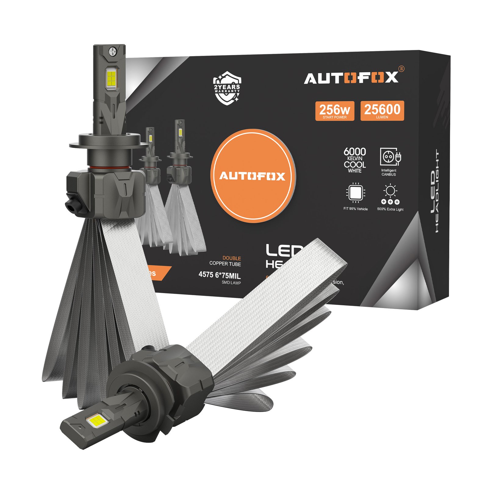 Autofox 256 Watts LED Lights